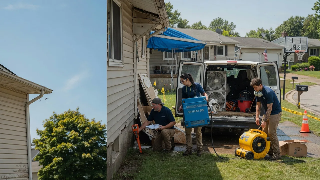 Ceiling Leak Cleanup in Muskego, WI near me